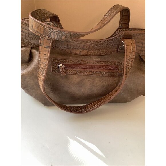 Blue Elegance Vintage Croc Bling Rhinestones & Silver Snake Rockabilly Purse - Picture 8 of 10